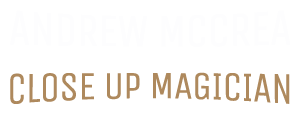 Andrew McCrea – Close Up Magician Logo